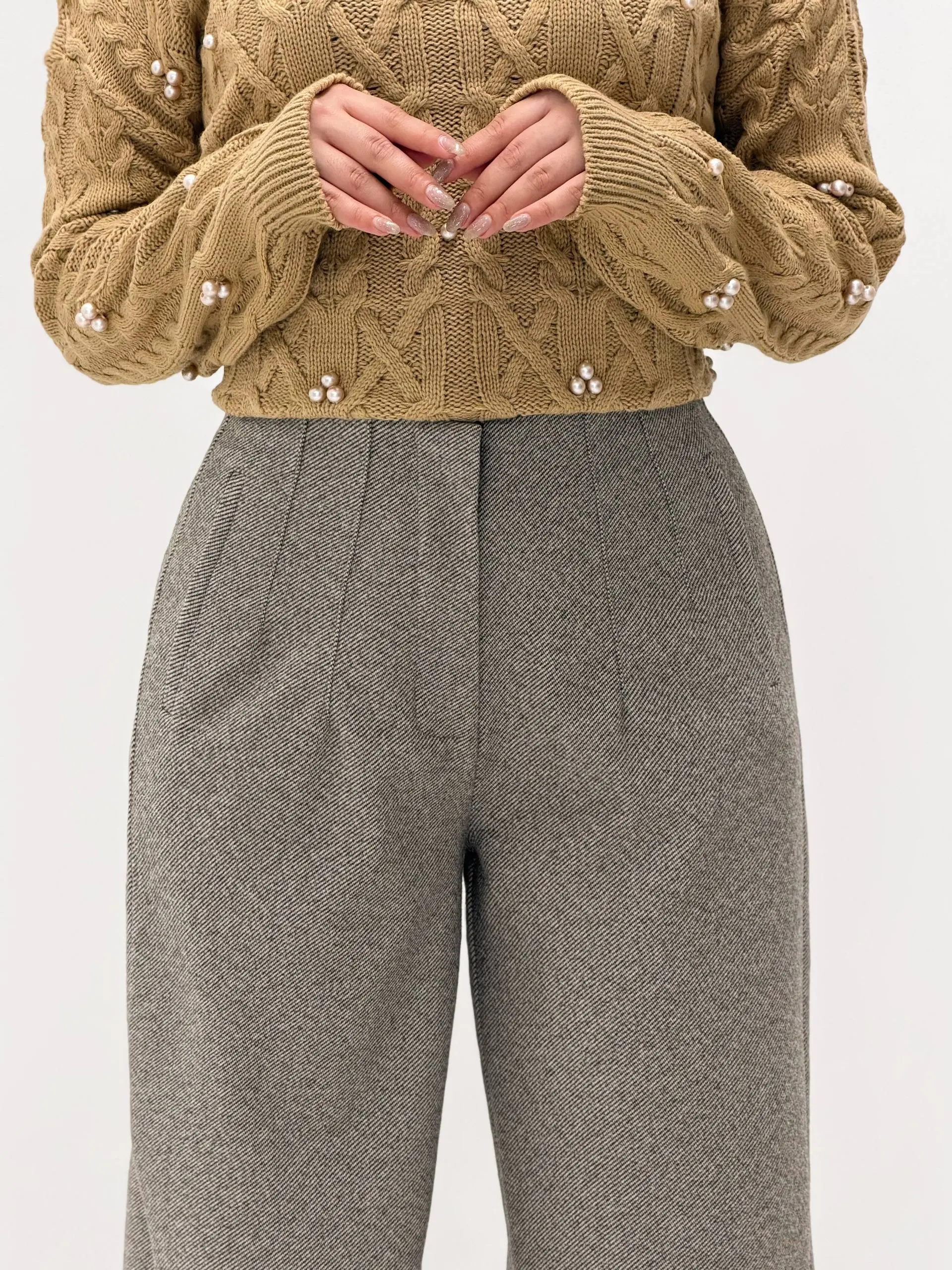 3832-شلوار فوتر واید موبامو